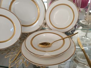 сервиз за хранене 18 ч. ELEGANT GOLD