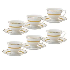 чаши за капучино или чай 12 ч. Elegant Gold by Morello