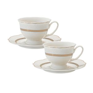 чаши за капучино или чай 4 ч. Elegant Rose Gold by Morello