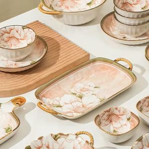 правоъгълно плато 30 см CAMELLIA