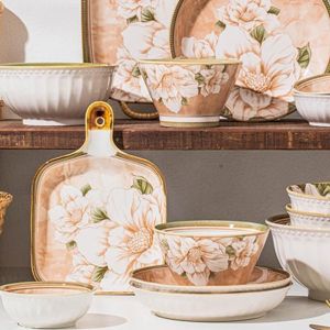 плитко плато с дръжка 22.5 см CAMELLIA