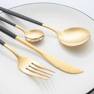прибори 24 части BLACK & GOLD, Morello