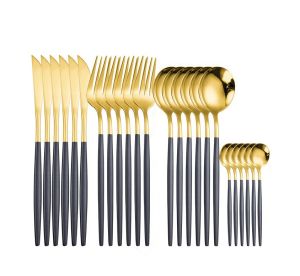 прибори 24 части BLACK & GOLD, Morello