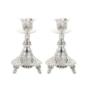 комплект 2 бр. свещници VINTAGE SILVER