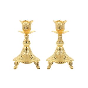 комплект 2 бр. свещници VINTAGE GOLD