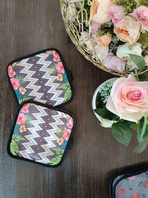 кухненски ръкохватки 2 бр. розово цвете