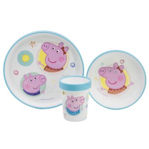детски комплект за хранене PEPPA PIG 3 части 