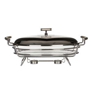 овален съд за топло сервиране 3 л Morello Satin