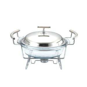 кръгъл съд за топло сервиране 2 л Morello Satin