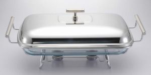 правоъгълен съд за топло сервиране 3 л Morello Satin