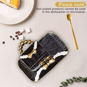 чаша, чинийка, лъжичка CHARMING BLACK & PINK