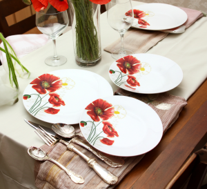 сервиз за хранене от порцелан