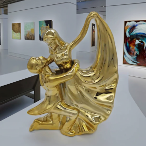 Статуетка Dancing Couple Gold 25 см