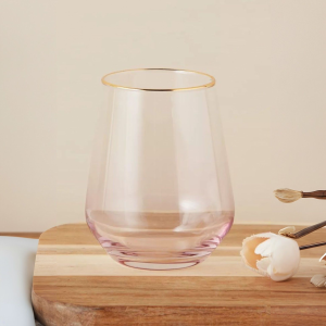 комплект 6 чаши 420 мл Harmony Pink Gold Rim