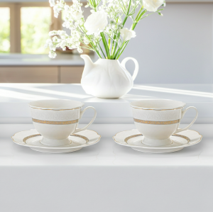 чаши за капучино или чай 4 ч. Elegant Rose Gold by Morello