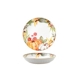 керамично плато за сервиране 20,4 см Natasha с декор тикви