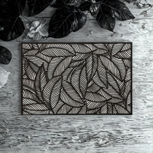 подложка за хранене Black Leaf 45 х 30 см