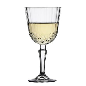 чаши за червено вино 6 бр. 300 мл - гравирано и стабилно стъкло