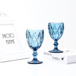 чаши за вино 6 бр. Blue Ocean - релефно и стабилно стъкло