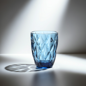 чаши за уиски 6 бр. Blue Ocean - релефно и стабилно стъкло