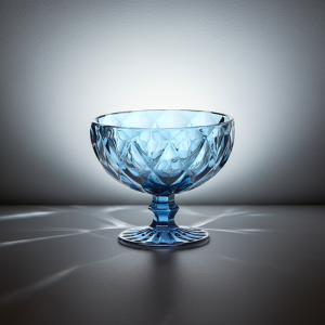 чаши за мелба вино 6 бр. - Blue Ocean - релефно и стабилно стъкло