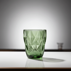 чаши за уиски 6 бр. Green Valley - релефно и стабилно стъкло