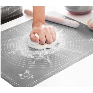 подложка за месене, точене и печене 65 х 45 см Graphite Gray