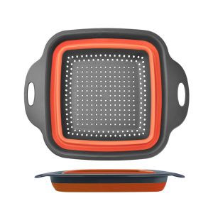 сгъваем силиконов гевгир Orange Square 28 * 22 * 9 см