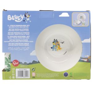 детски комплект за хранене Bluey 3 части 