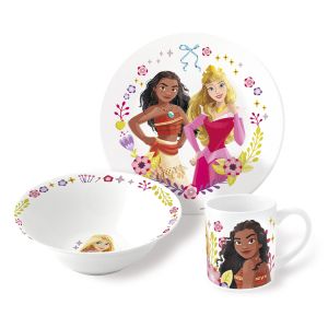 детски комплект за хранене Disney Princess 3 части