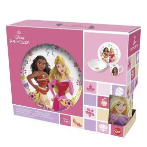 детски комплект за хранене Disney Princess 3 части 