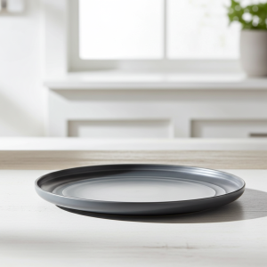 керамична основна чиния за сервиране 25 см Nordic Green, Beige, Gray