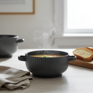 керамична купа с дръжки 700 мл Nordic Green, Gray