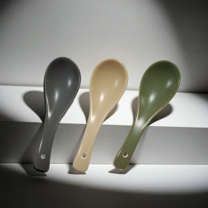 керамична лъжица за сервиране на сосове 14,2 см Nordic Green, Beige, Gray