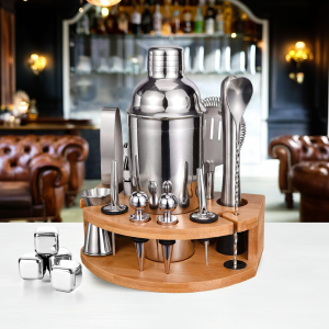 комплект за коктейли с поставка 16 части Morello Silver