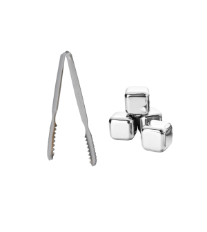 комплект за коктейли с метален шейкър 750 мл 10 части Morello Silver