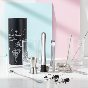 комплект за коктейли в подаръчна кутия с Yarai чаша 700 мл, 10 части, Morello