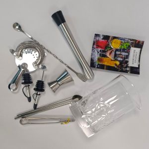 комплект за коктейли в подаръчна кутия с Yarai чаша 700 мл, 10 части, Morello