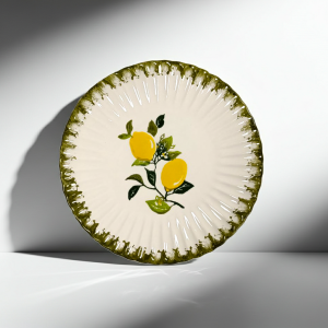 чиния "Лимони" 27см - Керамична елегантност за свежо настроение!