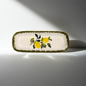 керамично плато лимони, 24.5см - стилна сервиране! ?