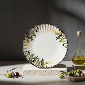елегантна чиния Маслини - 27 см керамично изкушение!