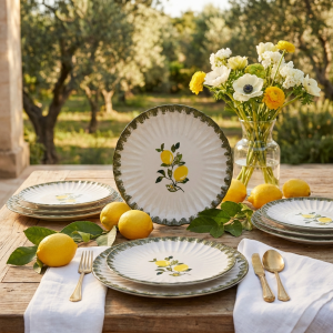 сервиз за хранене 18 части New Lemons - керамика