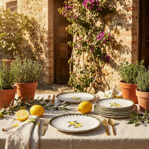 сервиз за хранене 18 части New Lemons - керамика