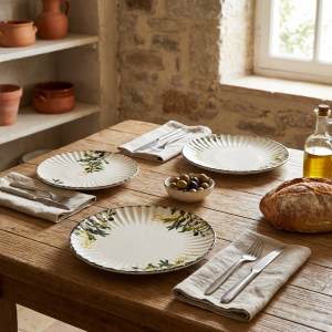 сервиз за хранене 18 части New Olives - керамика