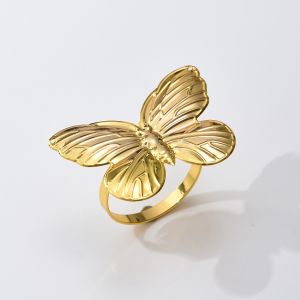 пръстени за салфеки Morello Gold Butterfly 6 бр.