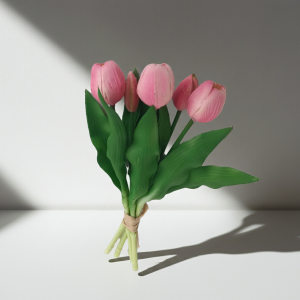 Букет от 5 розови лалета Morello – нежно усещане, 31 см