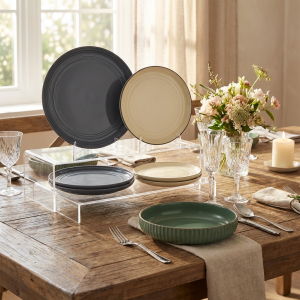 сервиз за хранене Morello Nordic, 18 части – бежов, зелен, сив