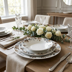 сервиз за хранене от порцелан