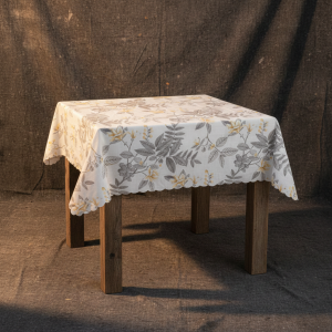 текстилна-покривка-morello-жълти цветя-liv.bg