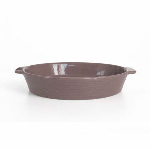 керамична овална форма за печене Morello – Колекция Heritage, цвят Пепел от рози (Mauve)